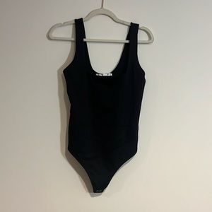 Good American Black Bodysuit